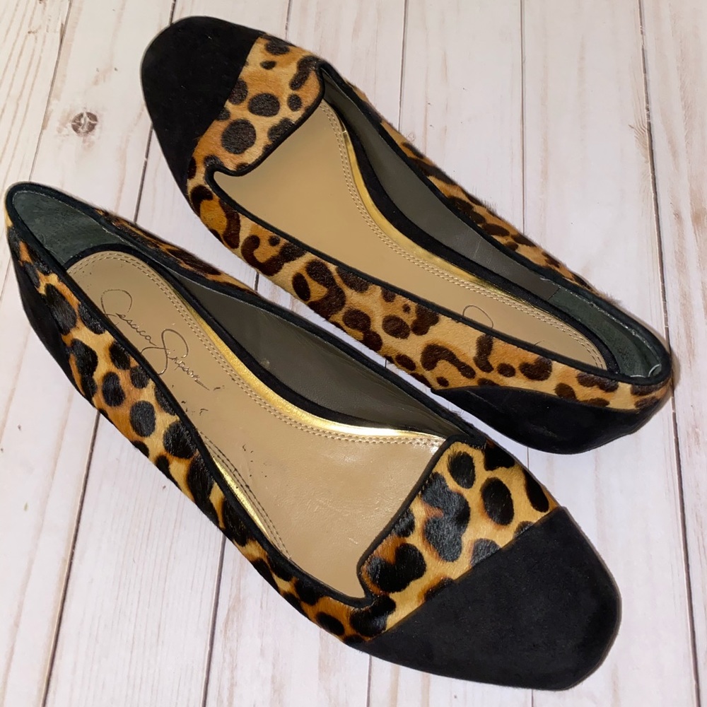 🤎Jessica Simpson Leopard Print Flats🤎
